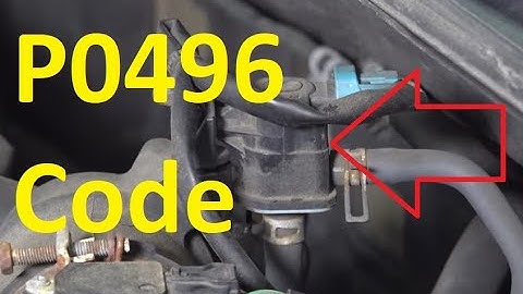 Causes and Fixes P0496 Code: EVAP Flow During a Non-Purge Condition