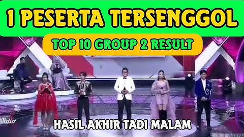 LAST NOCATION: GROUP 2 TOP 10 RESULTS DA7 | FINAL RESULTS DANGDUT ACADEMY 7