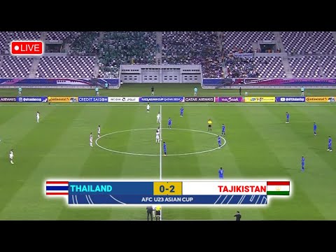 🔴 LIVE LANGSUNG • THAILAND U-23 VS TAJIKISTAN U-23 • AFC U-23 • ASIAN CUP QATAR 2024 • Ilustrasi