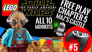 Lego Star Wars The Force Awakens - All minikits - Level 5 - Maz&#39;s Castle - Castello di Maz
