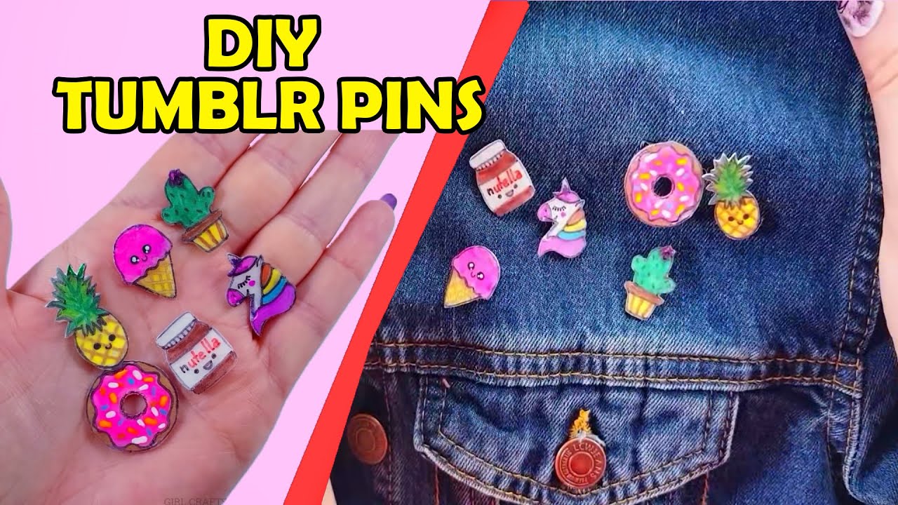 DIY Tumblr Pins Using Things You ALREADY Have