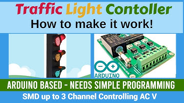 Traffic Light Controller Arduino Based SMD Arduino