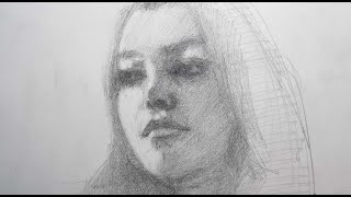 Graphite Pencil Drawing from Imagination