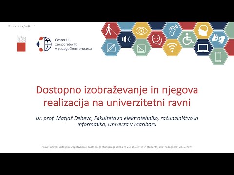 Video: Na univerzitetni ravni?