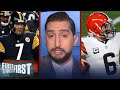 Browns win defines Baker as face of the franchise & Cleveland QB — Nick | NFL | FIRST THINGS FIRST