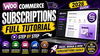 WooCommerce Subscriptions Plugin Full Features Explained 2026 | Recurring Payments Tutorial