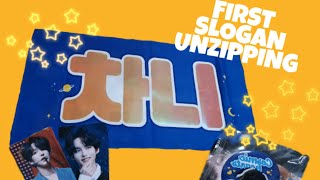 Unzipping My First Ever KPOP Slogan (SEEMAKER for Chan Slogan) screenshot 4