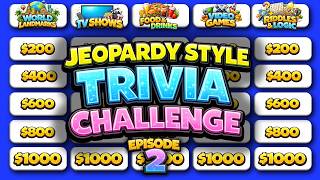Jeopardy Trivia Challenge – Only 1% Can Pass This Quiz 😈 | Ep. 2 Details
