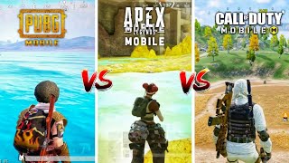 Apex Legends Mobile VS Call of Duty Mobile VS Pubg Mobile Which one is Best? screenshot 1