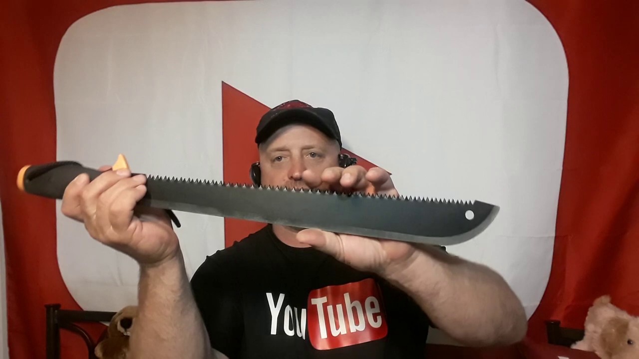 GERBER GATOR MACHETE JR REVIEW 25 BUCKS TRUE VALUE HARDWARE ORANGE