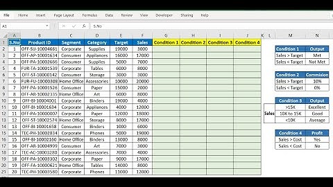 If Formula in Excel with Multiple Conditions | Excel IF Function | Excel Tutorial