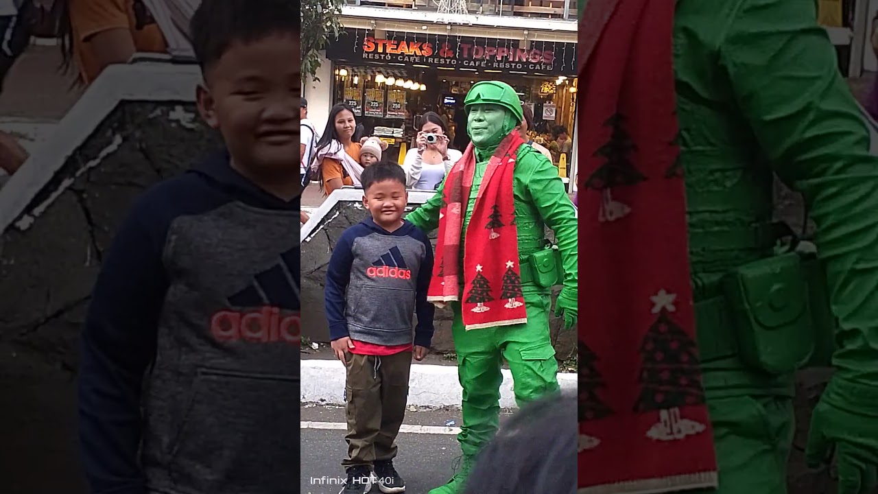 #santaclaus #greensoldier @Titonoelofficial photo shoot #entertainment at #baguiocity