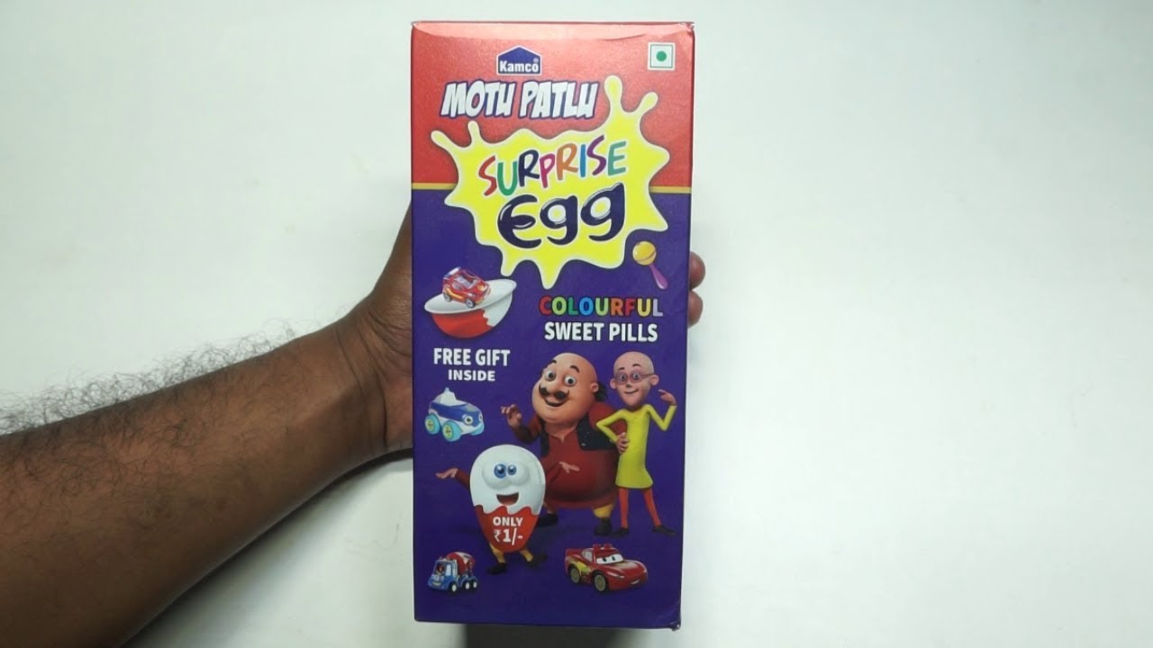 Full Box Of Motu patlu  Surprise Egg Free GIFT INSIDE