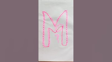 checkered path M What M ? #art #drawing #shorts #trending #numbers #ytshorts #puzzle