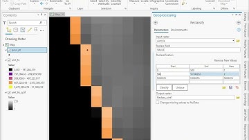 Demonstrating reclassification of flow accumulation values in ArcGIS Pro