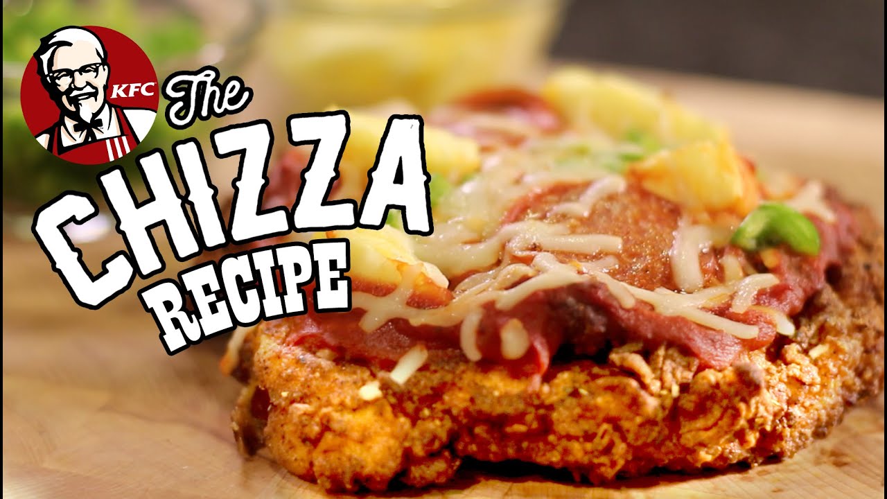 KFC CHIZZA Chicken Pizza | HellthyJunkFood