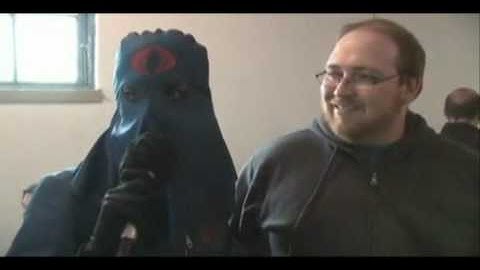 Jim interviewed by Cobra Commander at PlayStation Holiday 09 press event