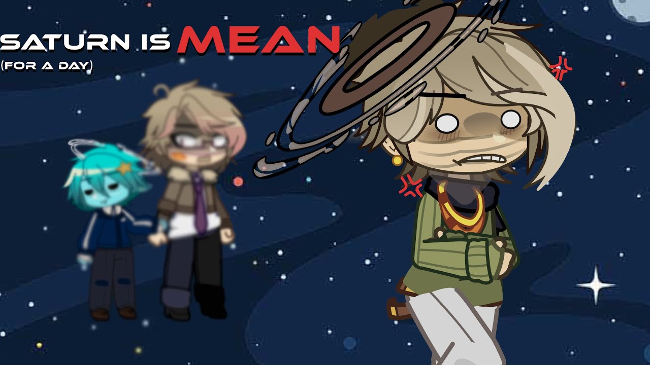[😾] Saturn becomes MEAN for 24 hours || Gacha SolarHumans|| Valetines day CHALLENGE/PRANK