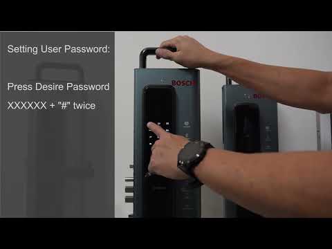 Bosch EL600 Adding New Pincode
