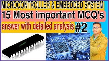 #BTEUP_ONLINE_EXAM| Microcontroller and Embedded System MCQ part-2| BTEUP mcq 6th sem important mcq|