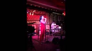 Candice Hoyes singing COME SUNDAY with Damien Sneed at Ginny's Harlem NYC