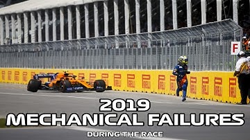 F1 2019 Mechanical Failures During The Race (w\ onboard cam & team radio)