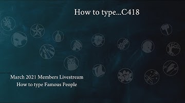 How to type...C418 | How to Type Famous People | CS Joseph