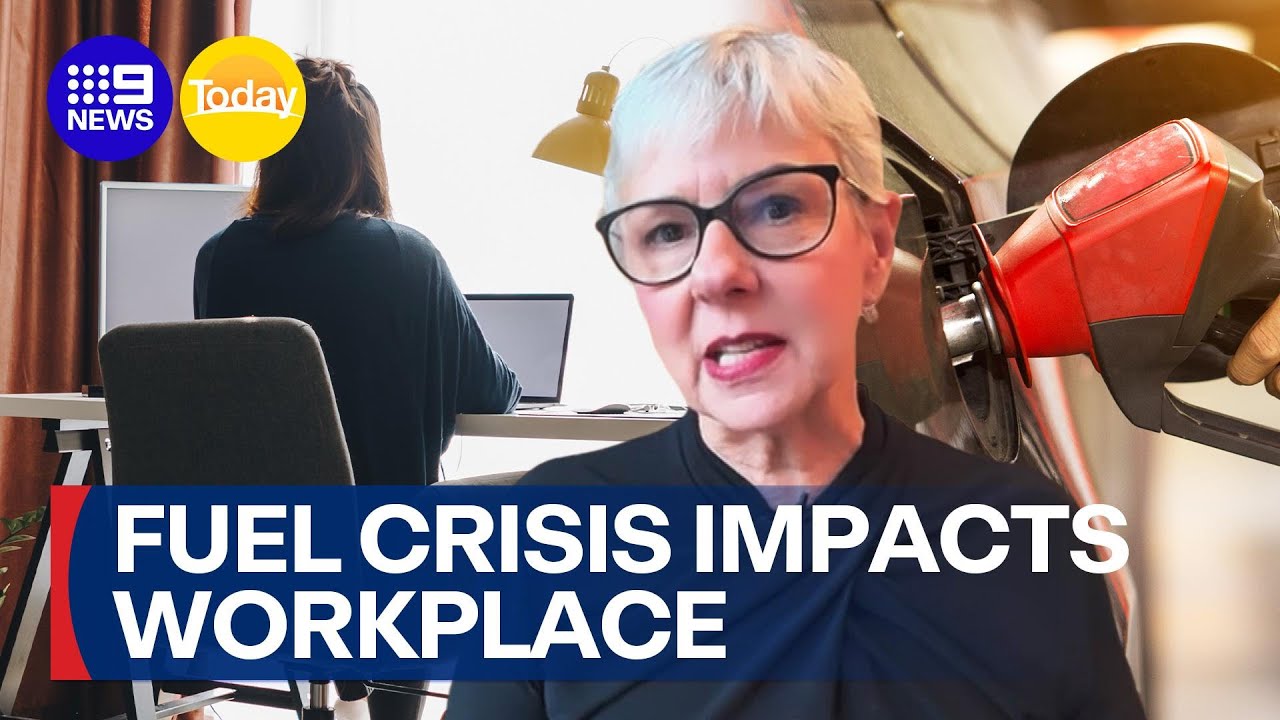 How the fuel crisis is impacting workplaces, increasing working from home | 9 News Australia