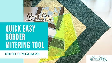Quick Easy BORDER Mitering Tool