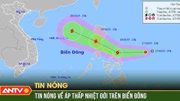 Áp thấp nhiệt đới có khả năng mạnh lên thành bão số 12 vào tối ngày 18/10 | ANTV