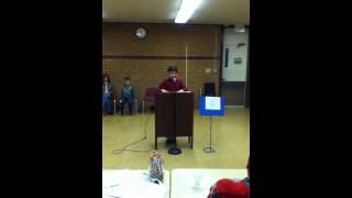 Speech Contest, 1st Place - Fighting and Preventing Bullying