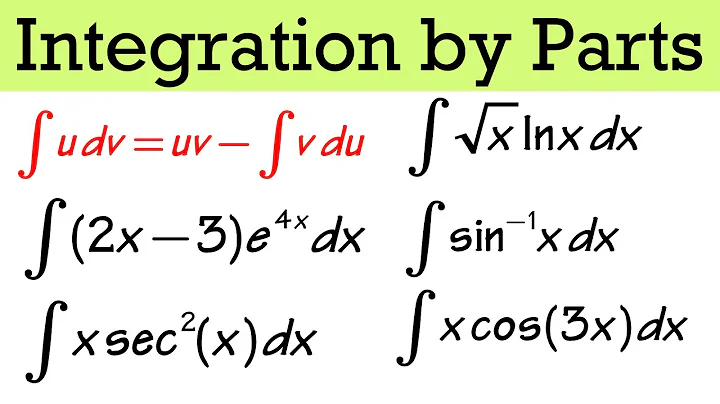 How to do integration by parts