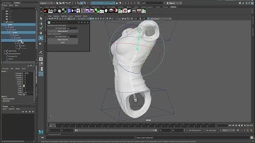 Maya Auto Spine Rig Python Demo