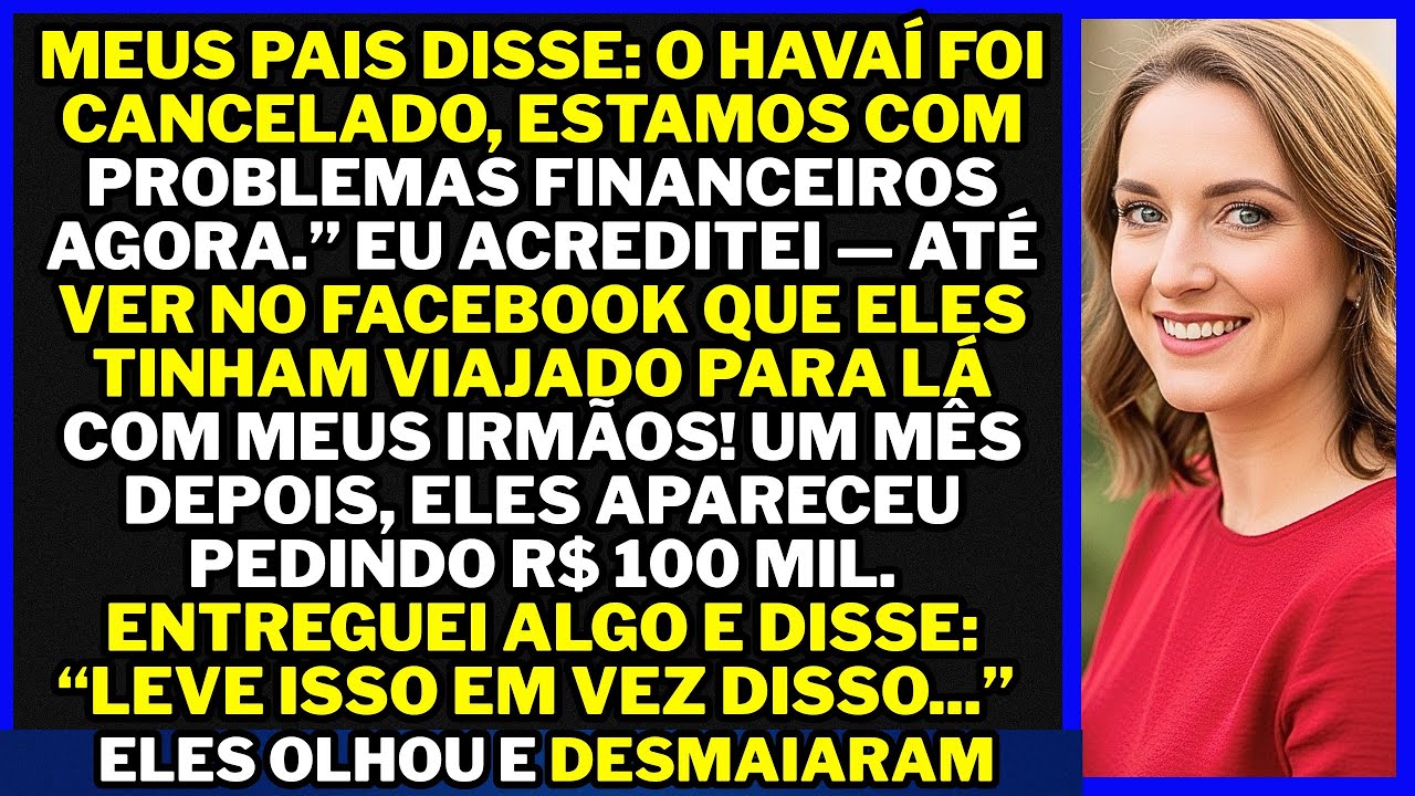 “Havaí foi cancelado!”, disseram meus pais — mas poucos dias depois, vi as fotos das férias deles...