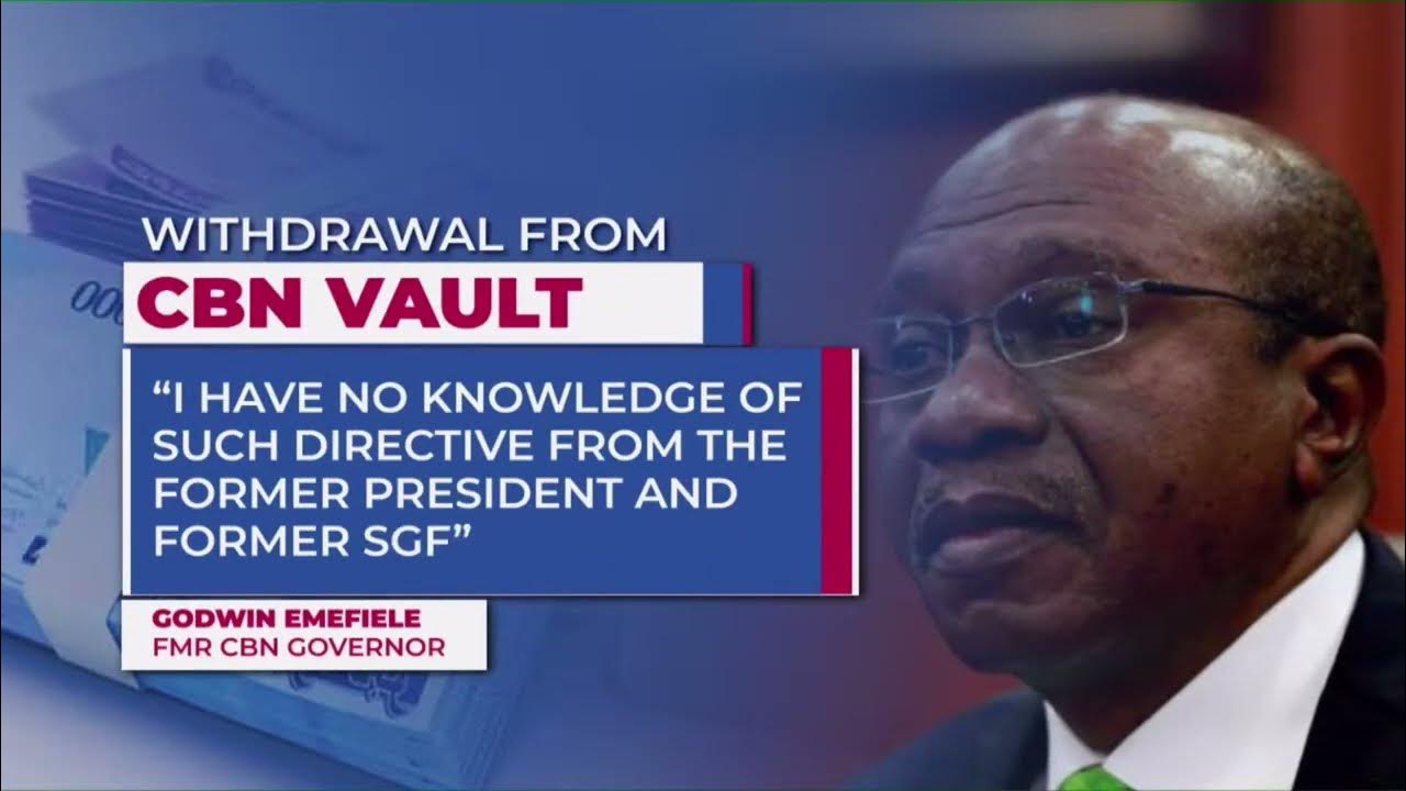 Emefiele Reacts To Leaked Obazee Report, Says He Isn’t Involved In Opening Of 593 Foreign Accounts