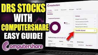How to transfer stocks using DRS with Computershare - Quick Tutorial