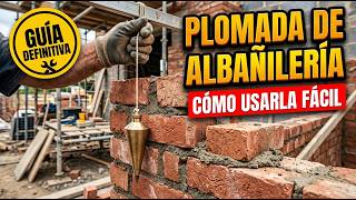ES TAN FACIL aplomar y cambiarle el HILO A LA PLOMADA?