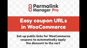 WooCommerce Coupon URL