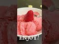 Strawberry Banana Yogurt Ice Cream #Short