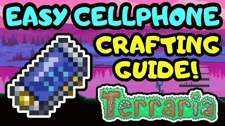 TERRARIA 1.4 EASY CELLPHONE CRAFTING GUIDE! Step by Step Cellphone Guide Terraria Journeys End! - DayDayNews