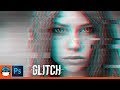 😎Como hacer EFECTO GLITCH en PHOTOSHOP 2018 [ 4 sencillos pasos ]