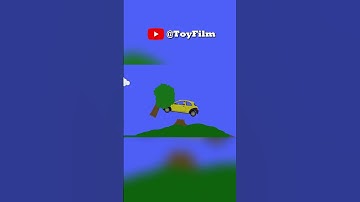 Ford Ka, Crash Test | Algadoo  #toyfilms #2023 #2024 #2025  #beamng #algadoo #car #crash #shorts