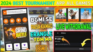 bgmi & free fire tournament app 2024 ?| bgmi se paise kaise kamaye today | bgmi tournament app