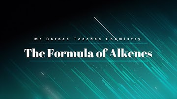 GCSE 1-9: How to draw Alkenes