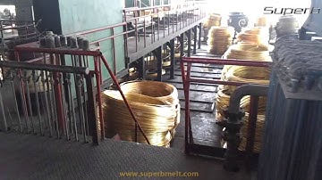 copper rod upcasting machine
