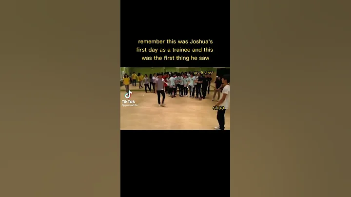 SEVENTEEN JOSHUA FIRST DAY AS A TRAINEE