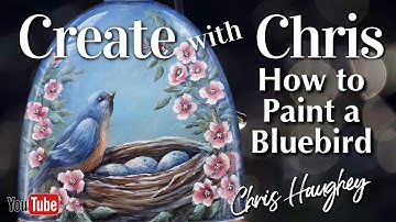 How to Paint a Bluebird - Acrylic Painting Tutorial