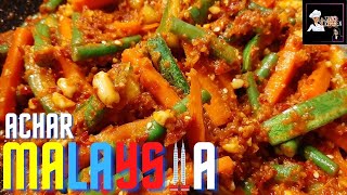 Malaysian Achar in Tamil. Vegetarian