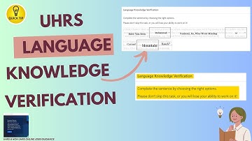 UHRS LANGUAGE KNOWLEDGE VERIFICATION  | UHRS INTERNAL TASK LANGUAGE VERIFICATION METHOD