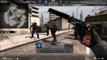 POV - Rain (FaZe)(24-11) vs NiP / overpass / IEM Oakland Grand Final map 4